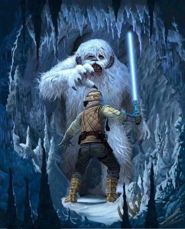 The Fury Of A Wampa, Attacking On Icy Planet Hoth