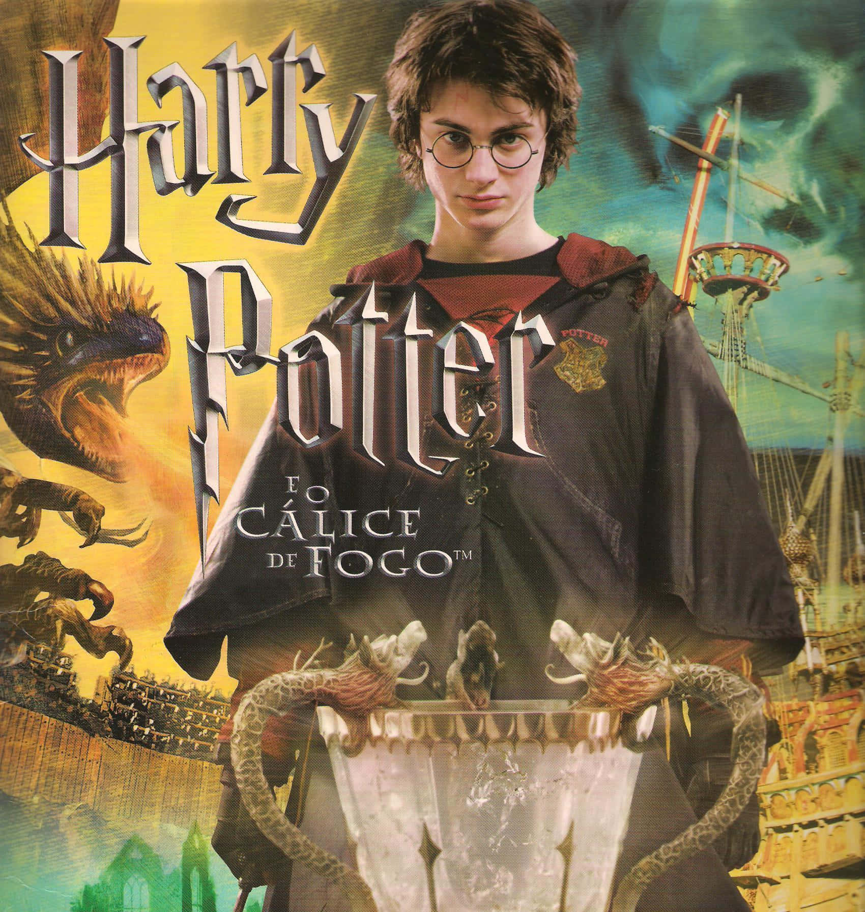 The Goblet Of Fire, The Fourth Installment Of The Harry Potter Book Series Wallpaper