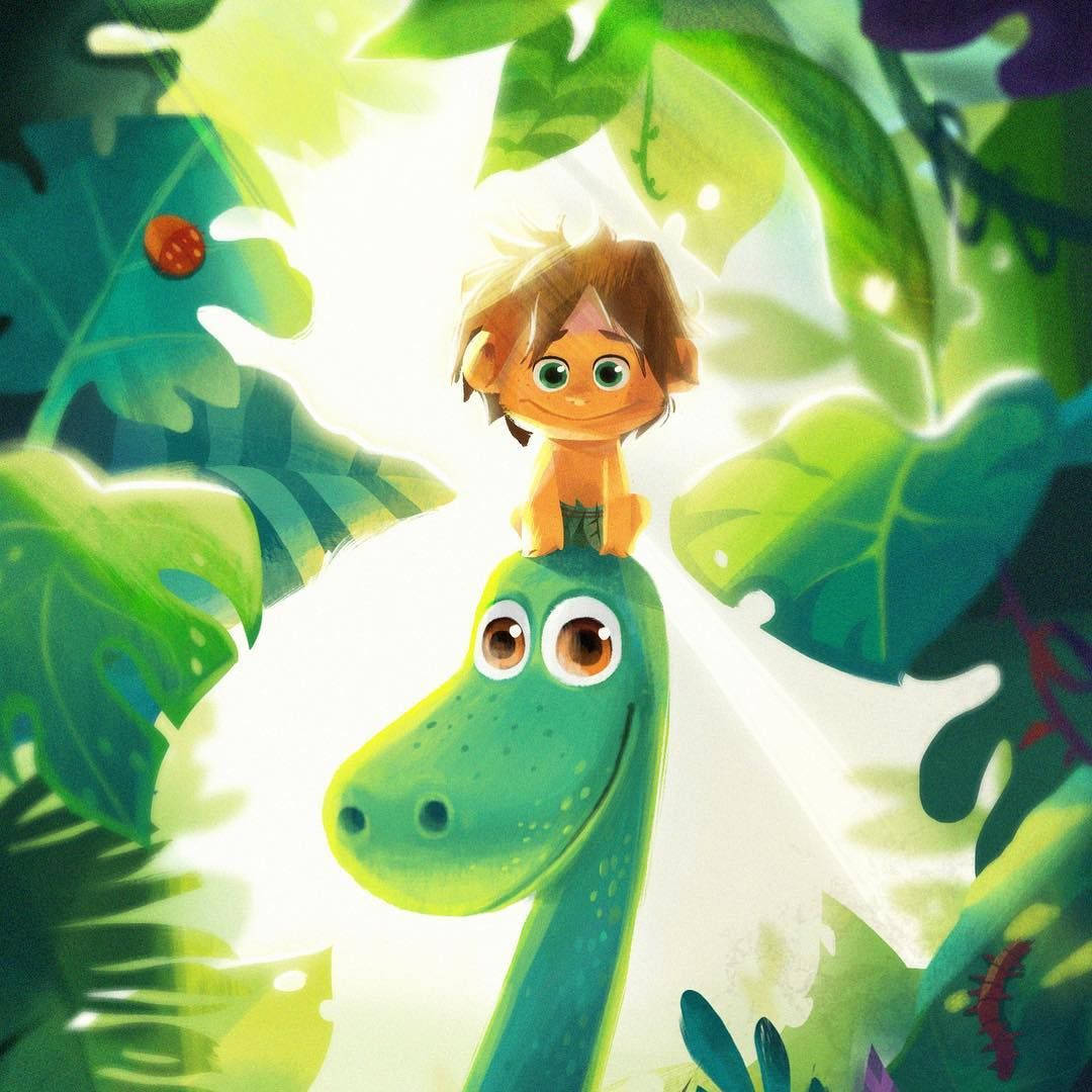 The Good Dinosaur In Sunshine Wallpaper