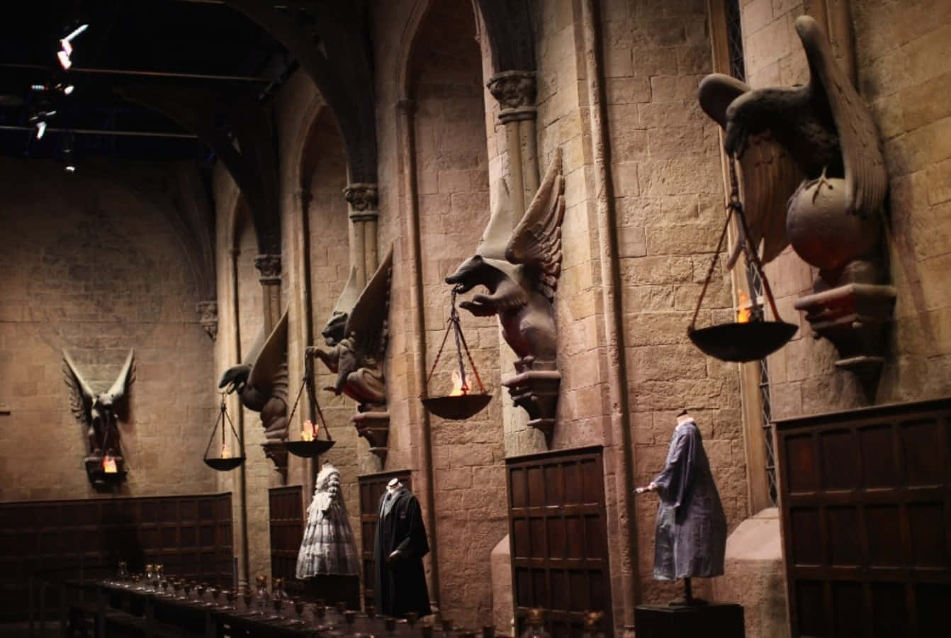 The Great Hall At Hogwarts School Of Witchcraft And Wizardry Wallpaper