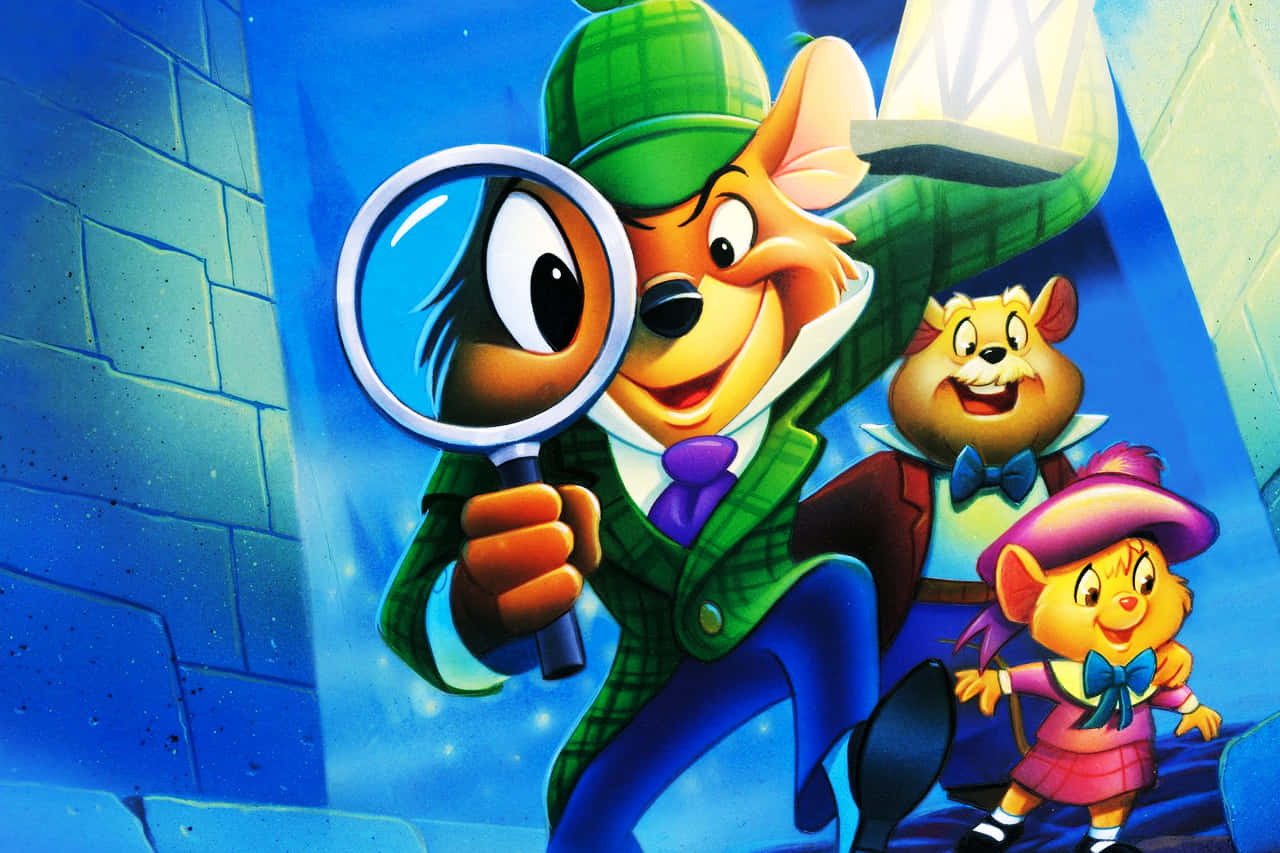 The Great Mouse Detective - Basil And Dawson Unravel Mysteries Wallpaper