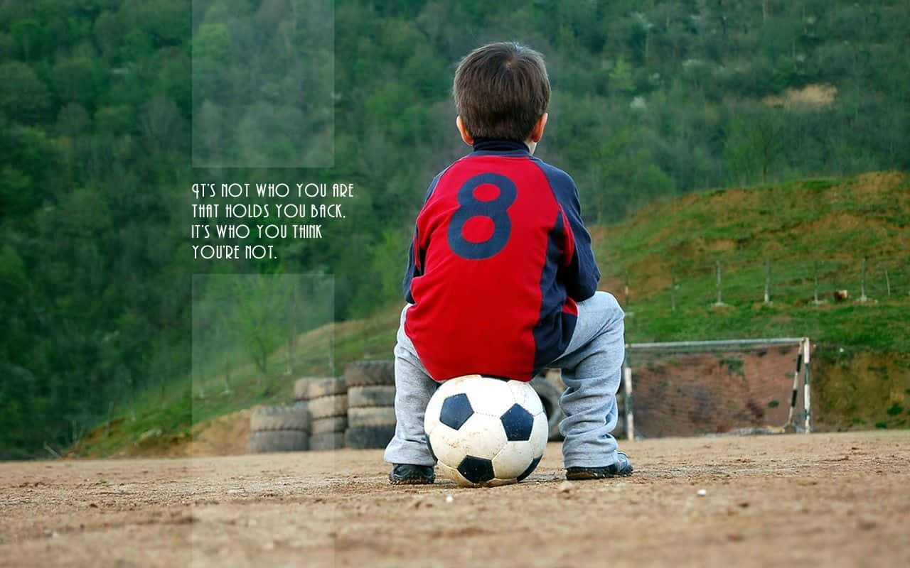 “the Greatest Feeling In The World Is Scoring A Goal.” -lionel Messi Wallpaper