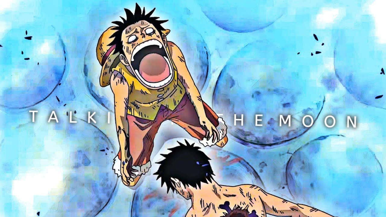 The Heart-wrenching Moment Of Portgas D. Ace's Death In One Piece Wallpaper