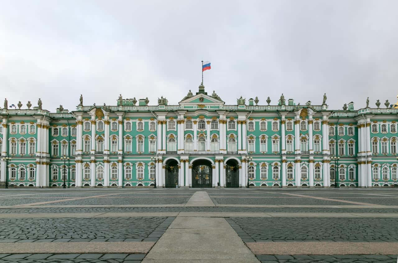 The Hermitage Landscape Wallpaper