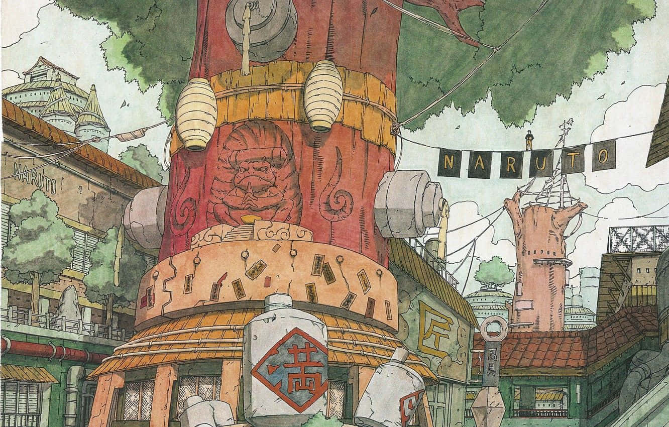 The Hidden Leaf Village Of Konoha Wallpaper