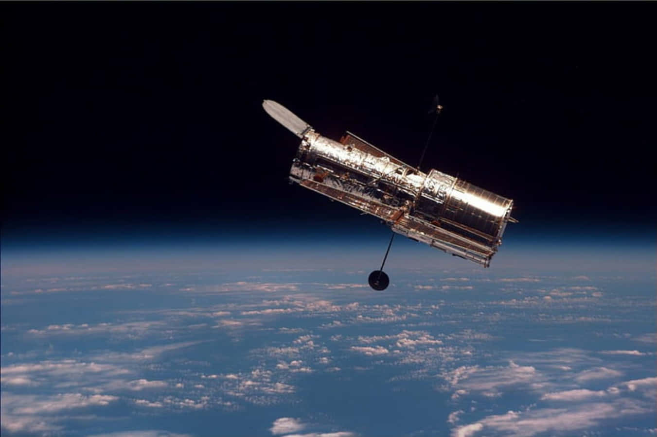 The Hubble Space Telescope Capturing The Beauty Of The Universe Wallpaper