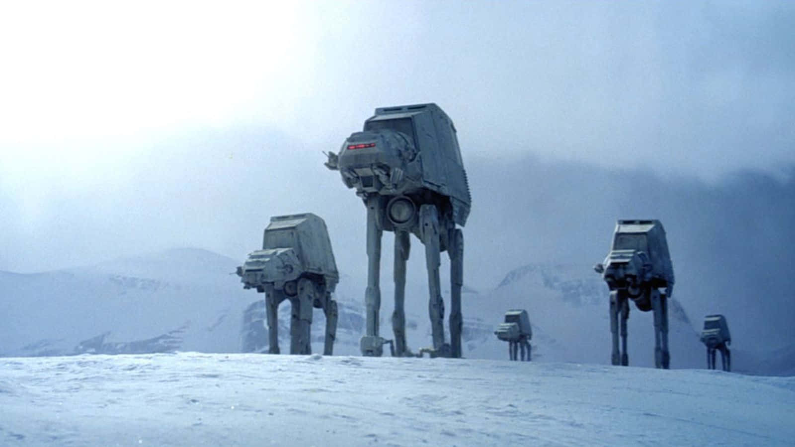 The Iconic At-at Walkers Of Star Wars Fame. Wallpaper