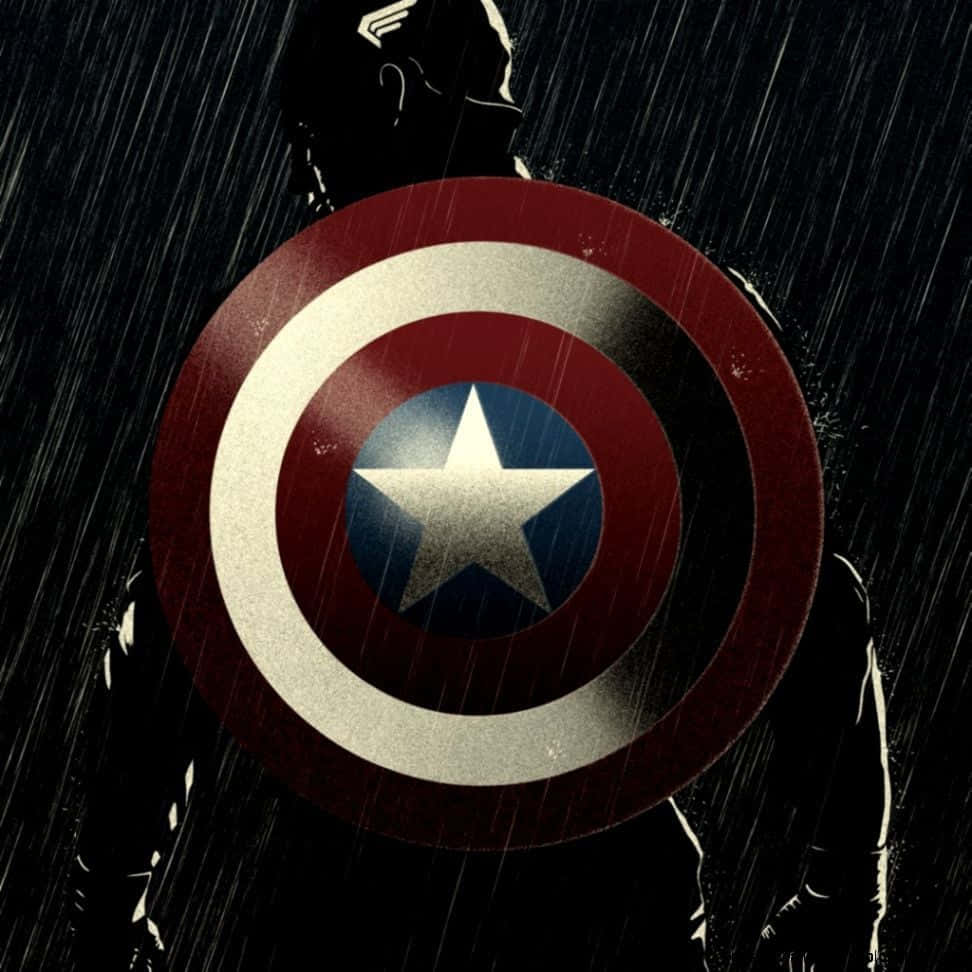 The Iconic Captain America Logo Wallpaper