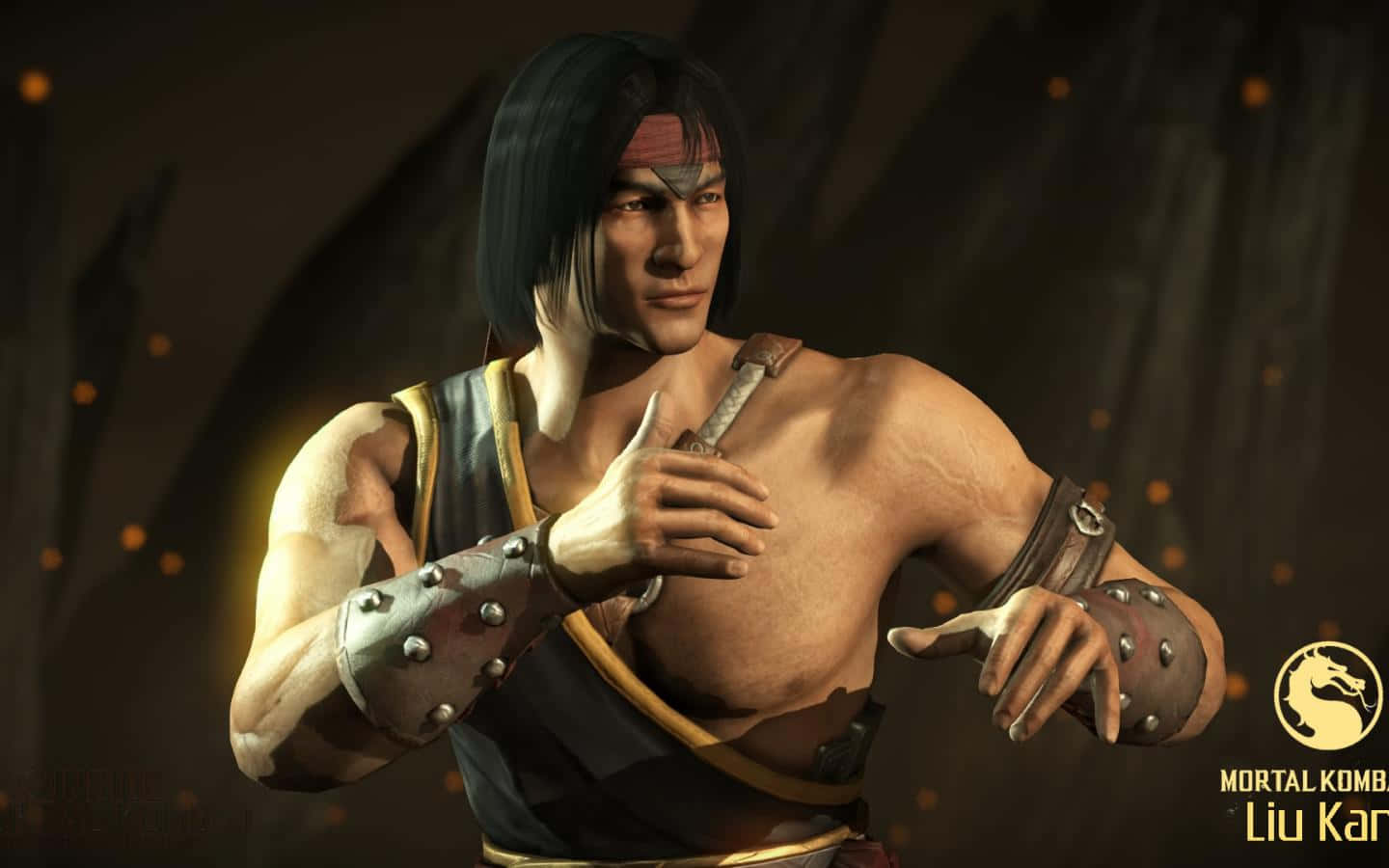 The Iconic Fighter, Liu Kang, Poised For Action In Mortal Kombat Wallpaper