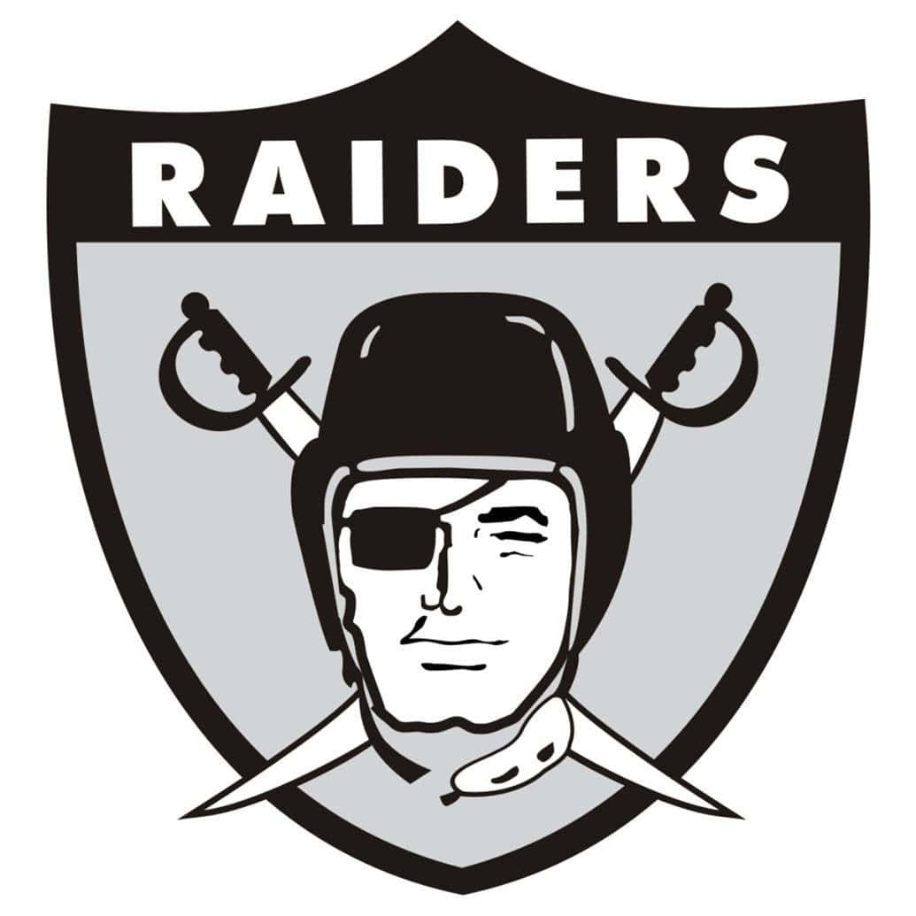 The Iconic Logo Of Nfl's Oakland Raiders Wallpaper