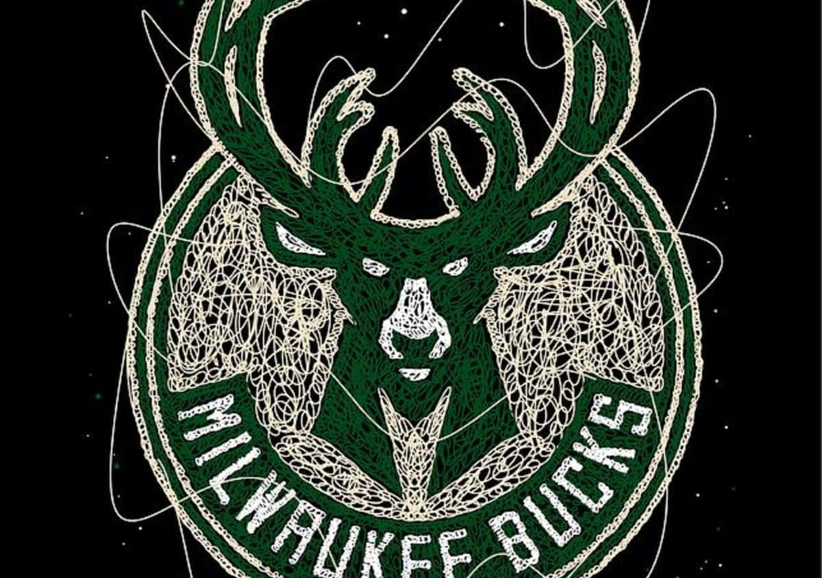 The Iconic Milwaukee Bucks Logo Featuring The Team's Bold Deer Head Wallpaper