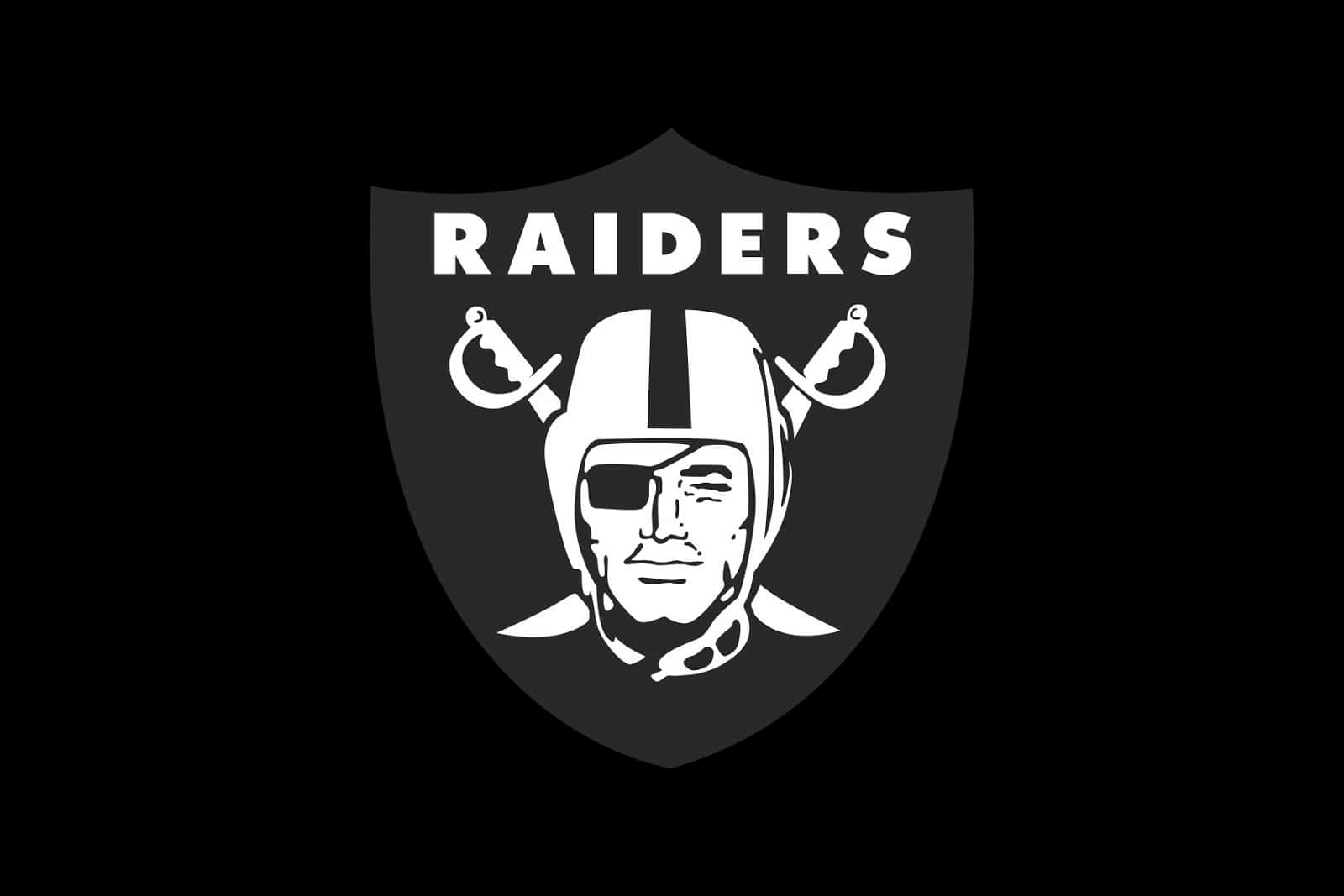 The Iconic Oakland Raiders Logo, Representing The Team Of The Nation Wallpaper