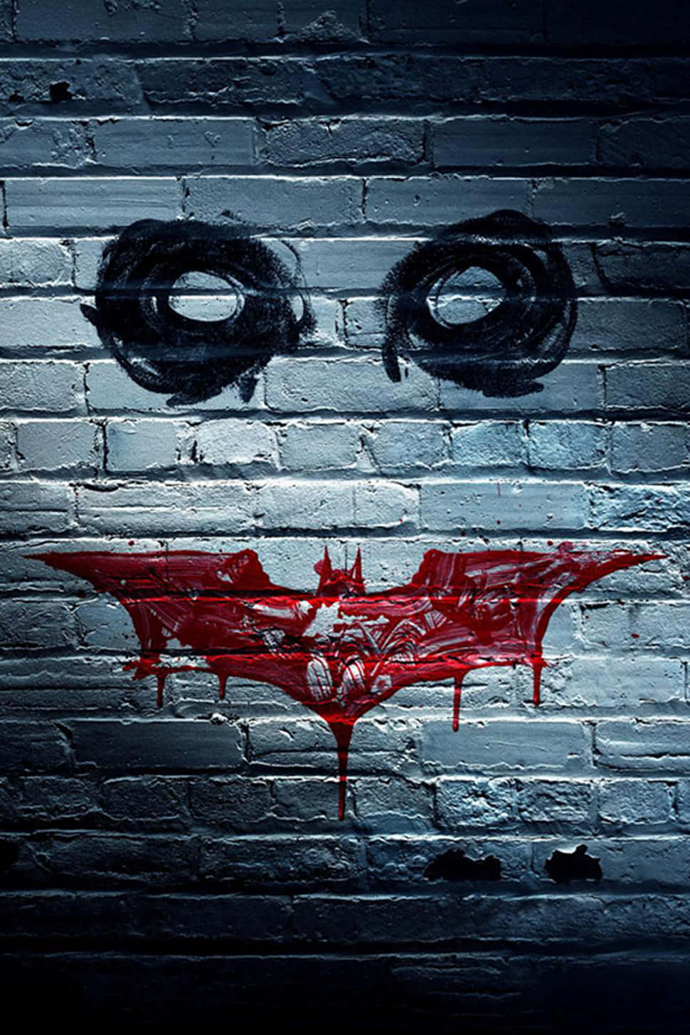 The Iconic Red Batman Logo Wallpaper