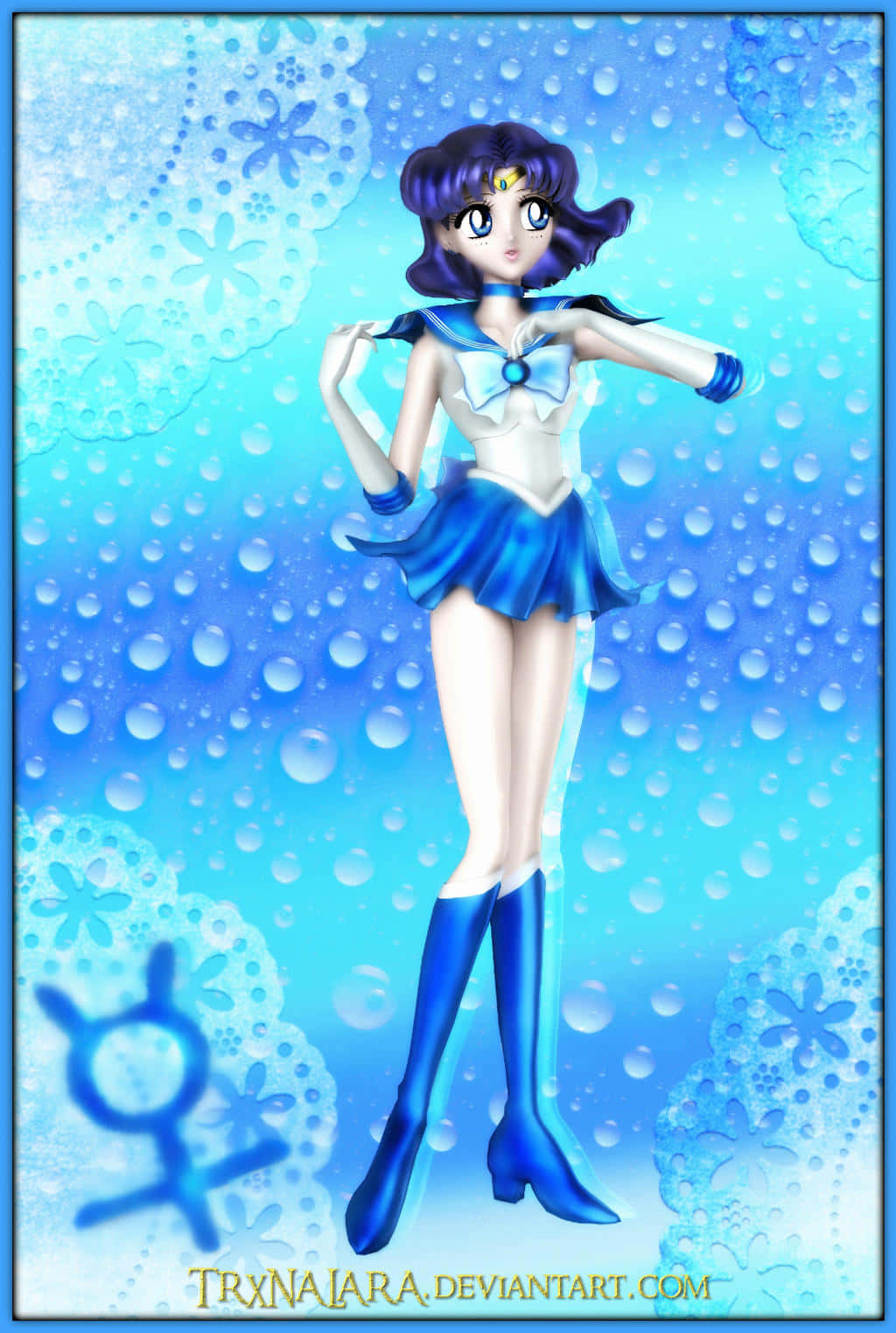 The Iconic Sailor Mercury Wallpaper