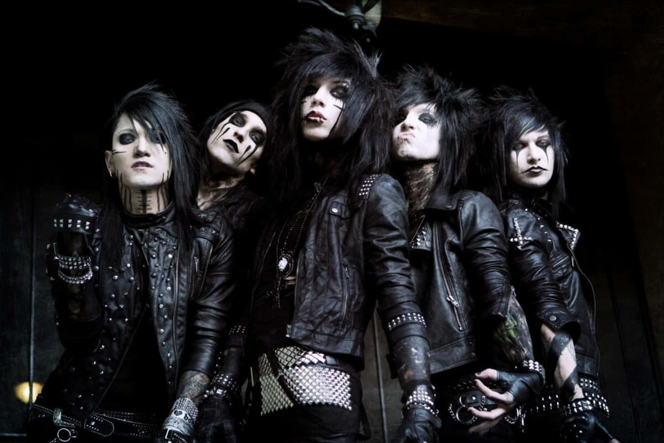 The Iconic Stage Of Black Veil Brides Wallpaper