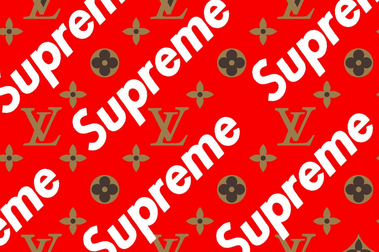 The Iconic Supreme Logo Wallpaper