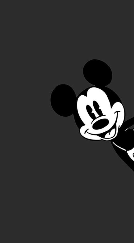 The Iconic White Mickey Mouse. Wallpaper