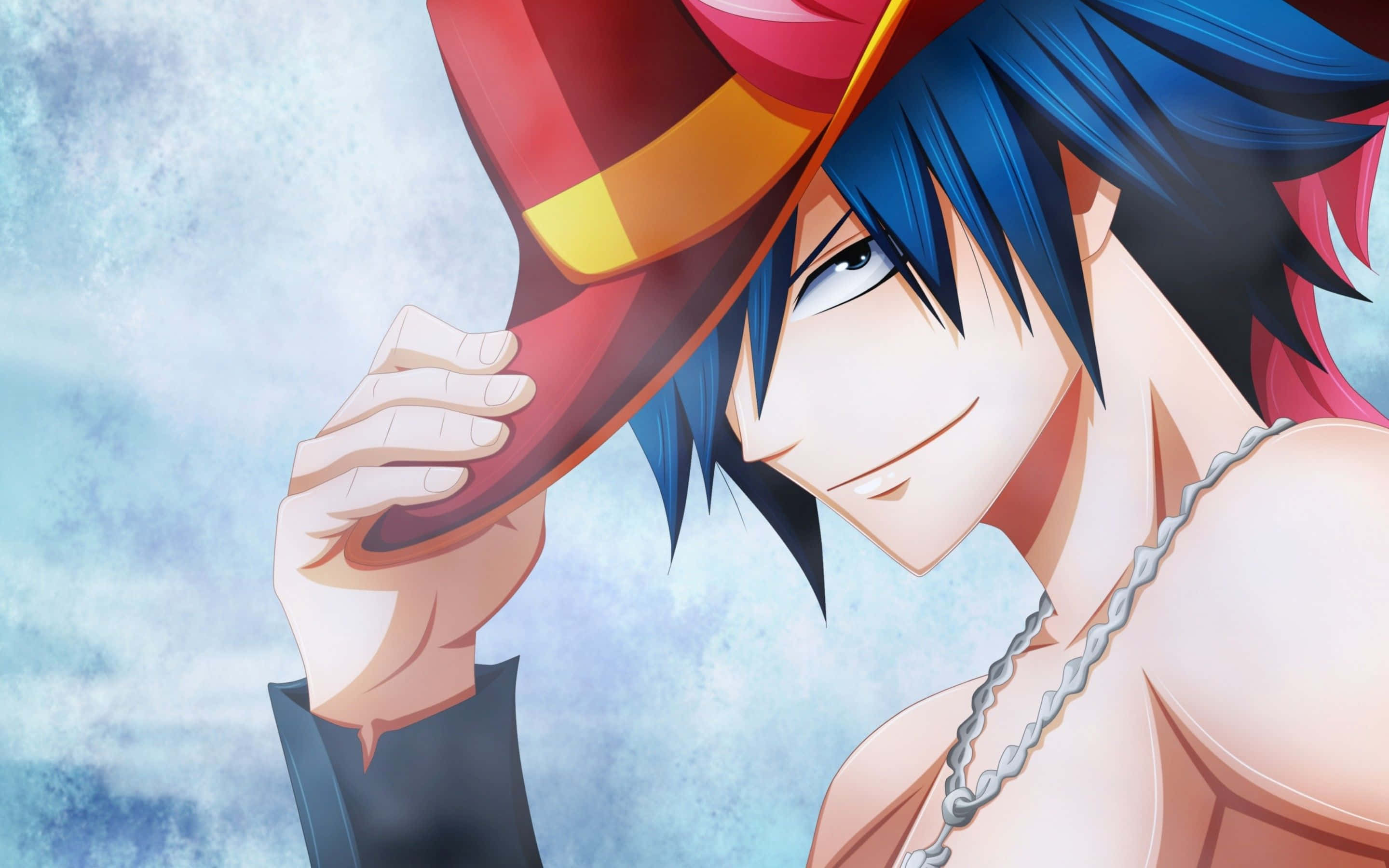 The Icy Mage Gray Fullbuster In Action Wallpaper