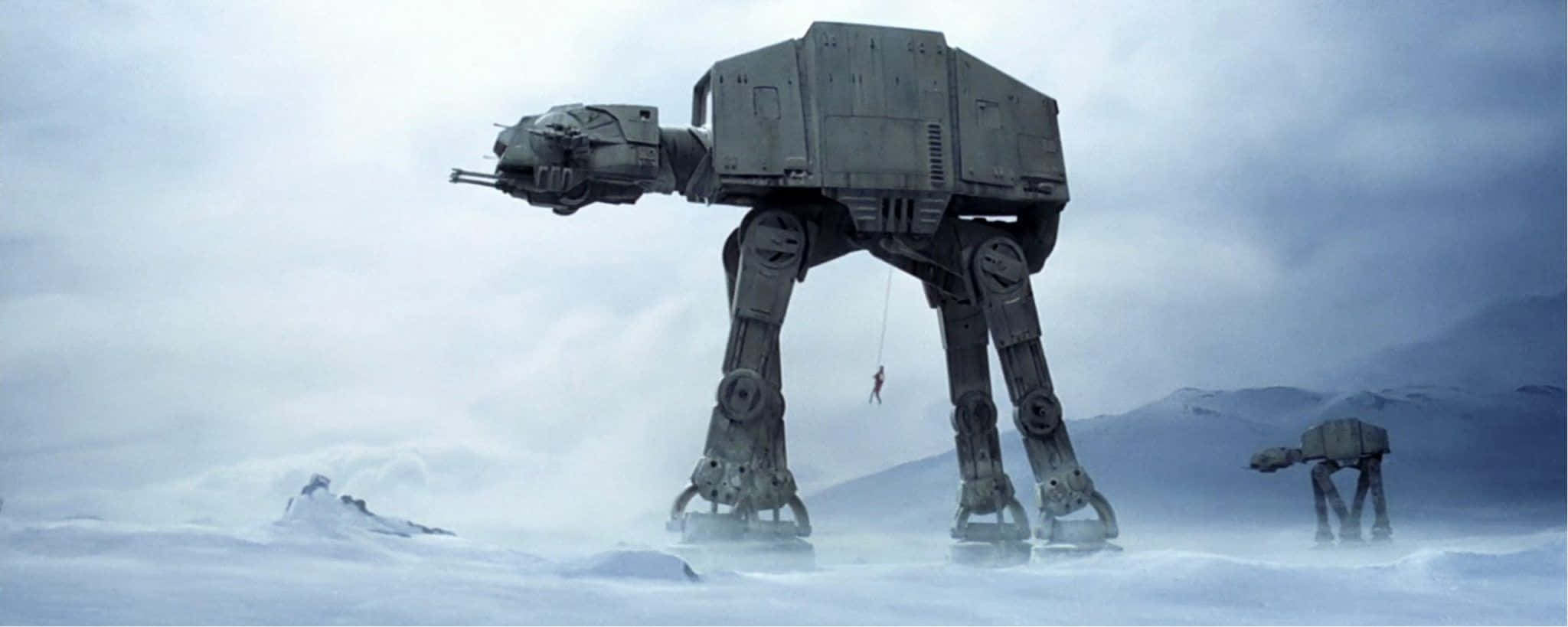 The Impressive And Menacing At-at From Star Wars Wallpaper