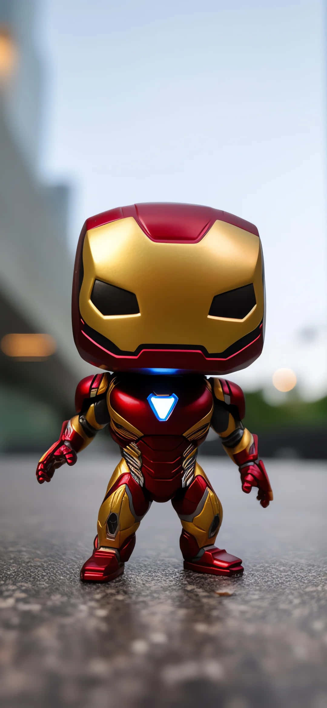 The Incredible Iron Man - Show Your Appreciation For The Iconic Marvel Character With The Iron Man Pop Figures. Wallpaper