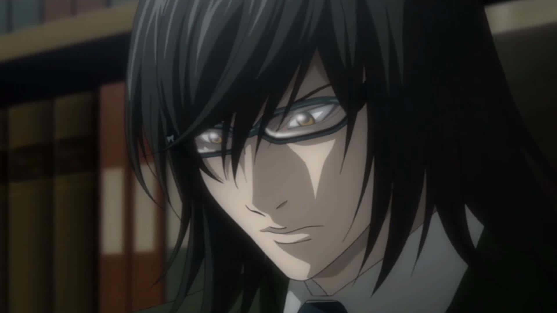 The Intense Gaze Of Teru Mikami From Manga Series Death Note Wallpaper