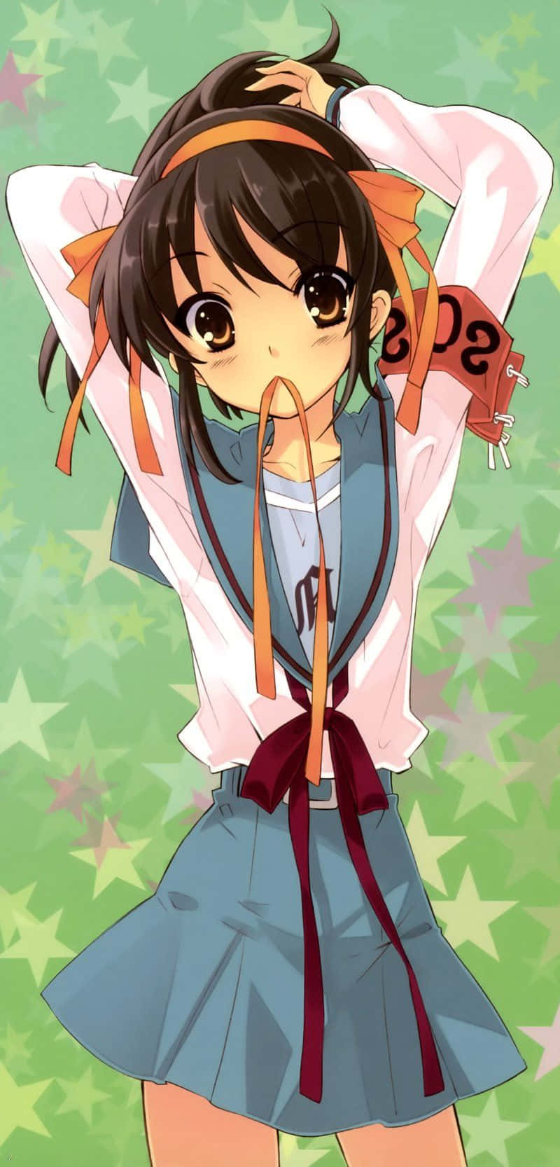 The Intriguing World Of Haruhi Suzumiya Wallpaper