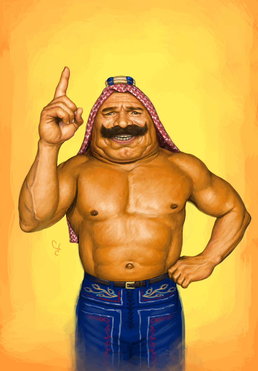 The Iron Sheik Graphic Art Wallpaper