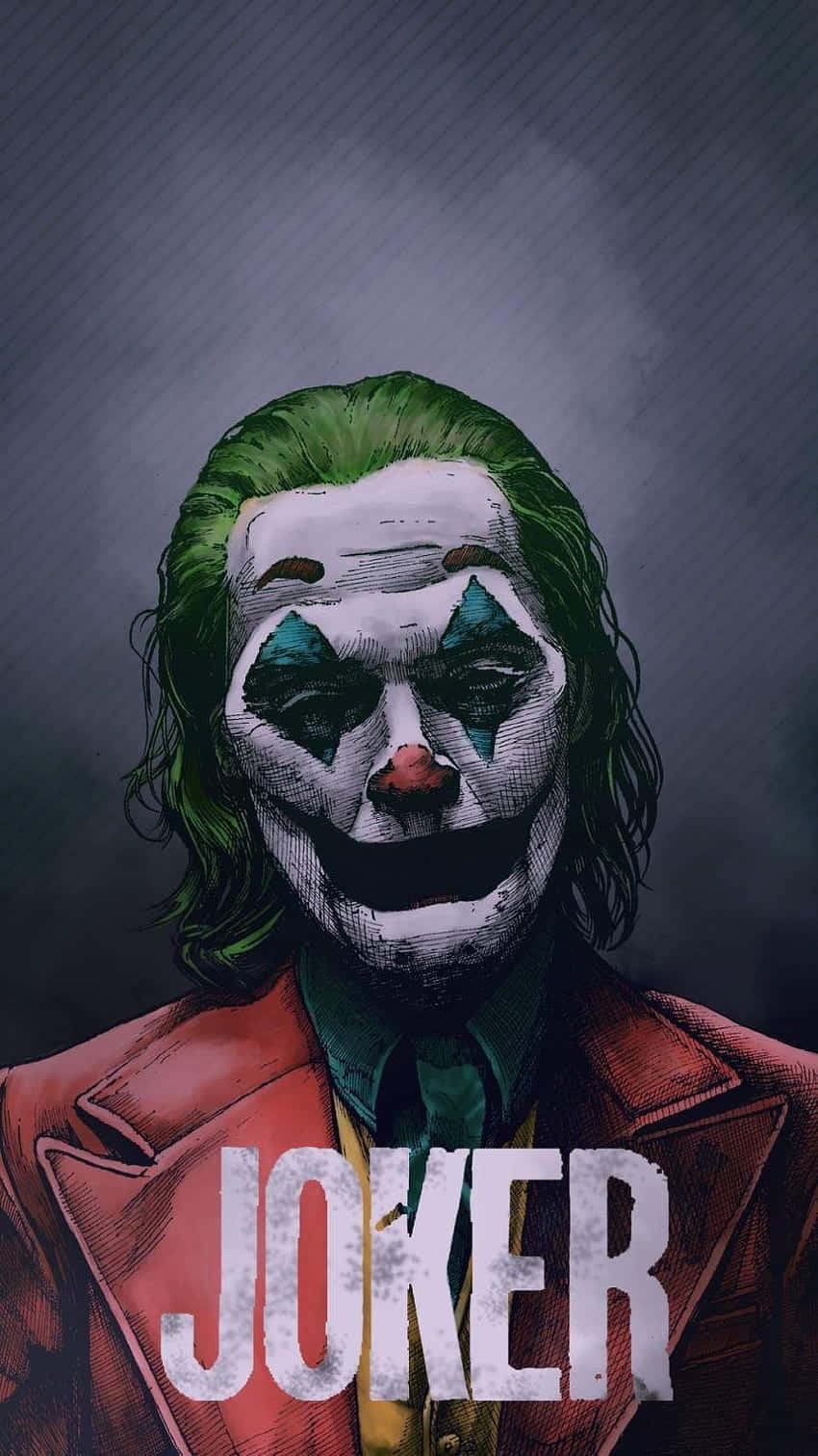 The Joker's Iconic Smile Sparks A Feeling Of Mystery And Mischief. Wallpaper