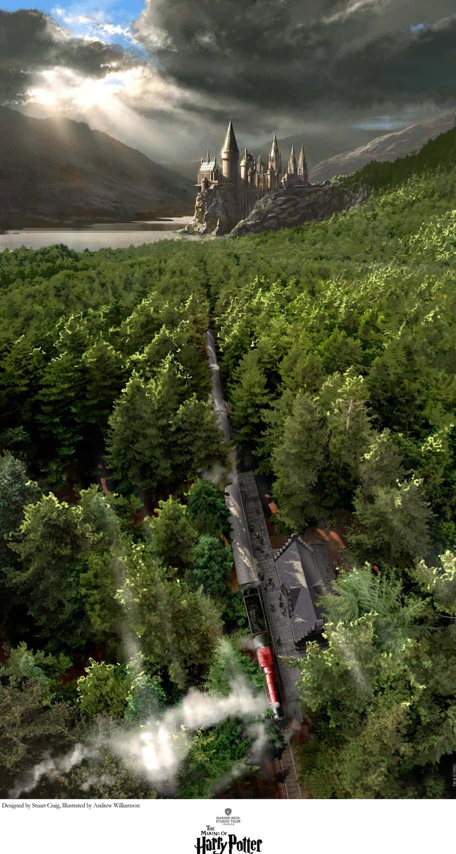 The Journey Begins Aboard The Hogwarts Express Wallpaper