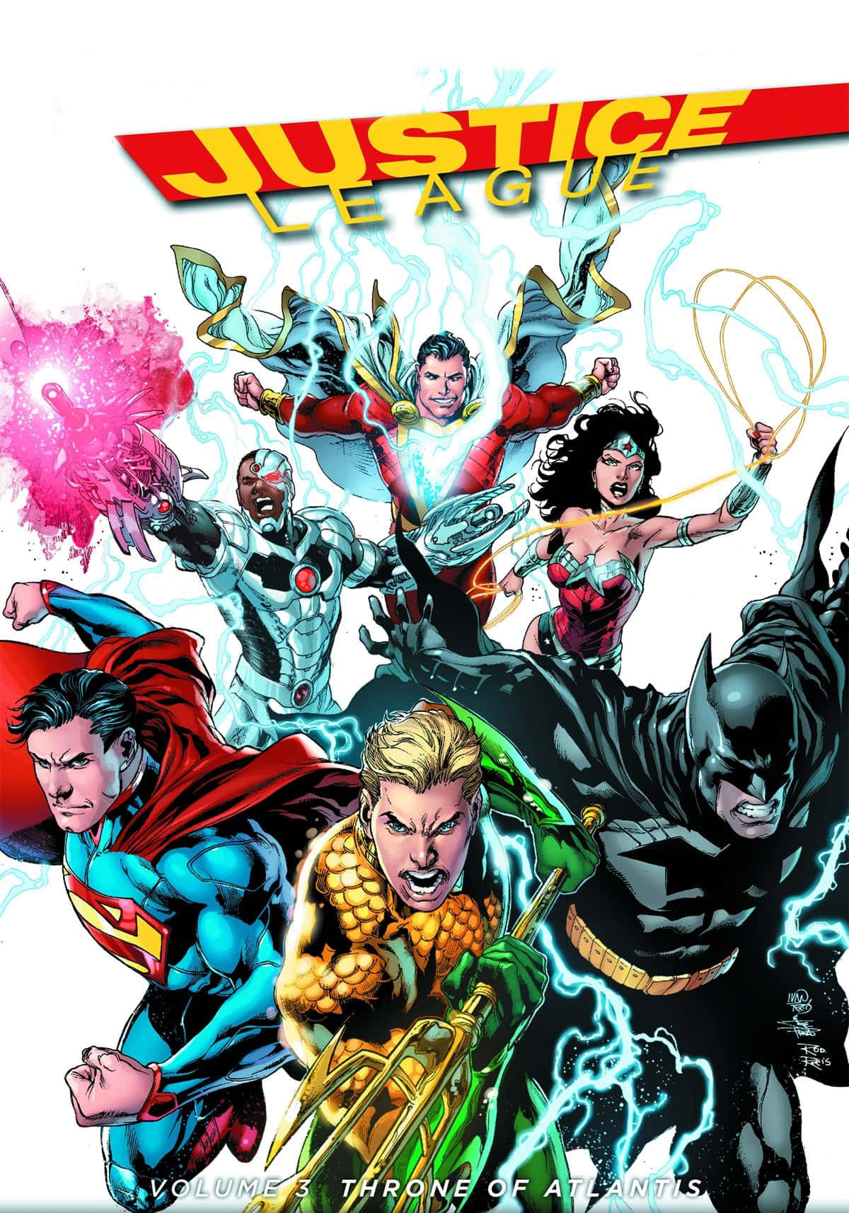 The Justice League Unites In Throne Of Atlantis Wallpaper