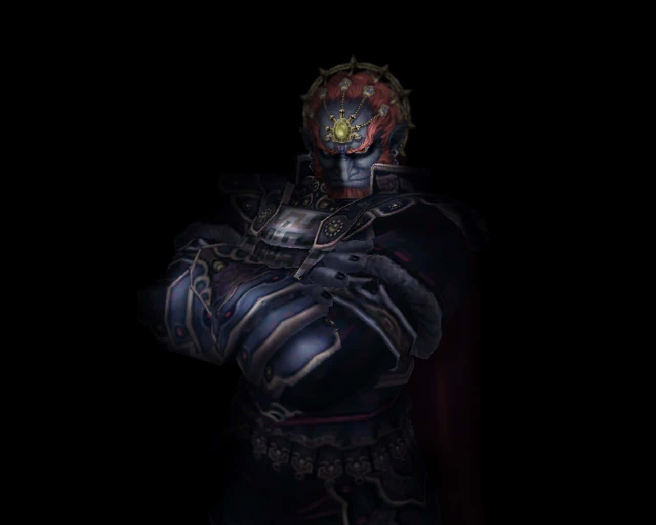 The King Of Evil Ganondorf Rules Hyrule In This Powerful And Captivating Image Wallpaper