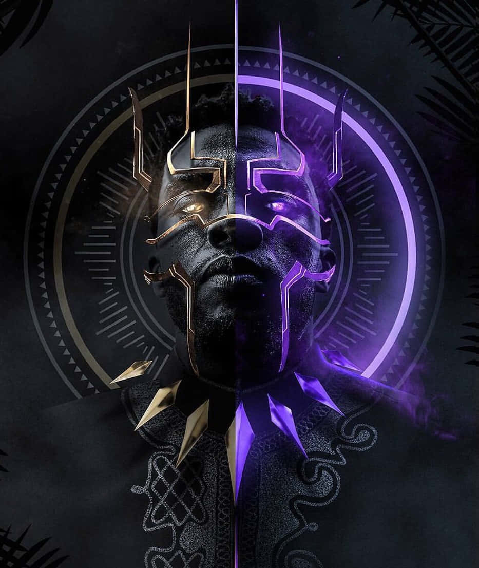 The King Of Wakanda Rules With Youth, Strength And Justice Wallpaper