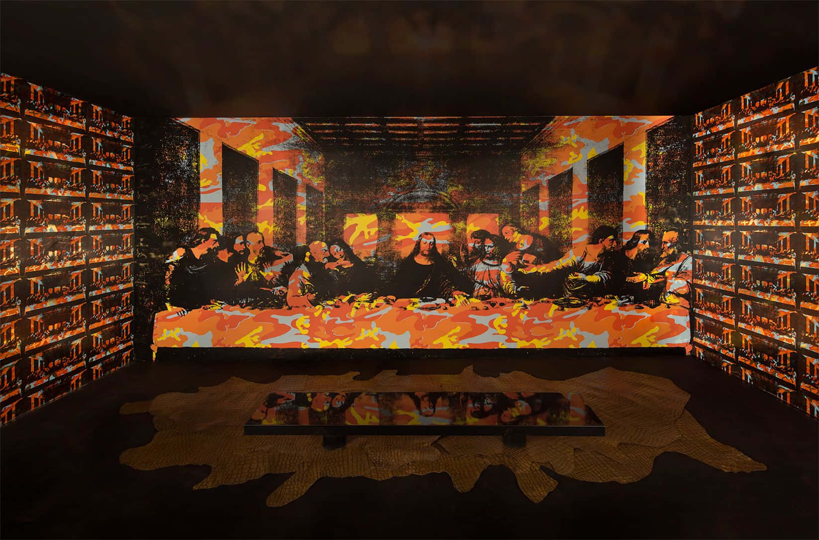 The Last Supper By Leonardo Da Vinci Wallpaper