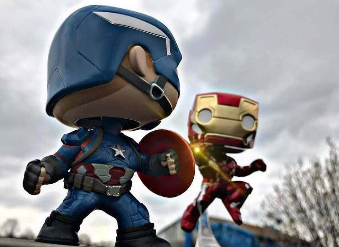 The Latest Iron Man Pop Figures Wallpaper