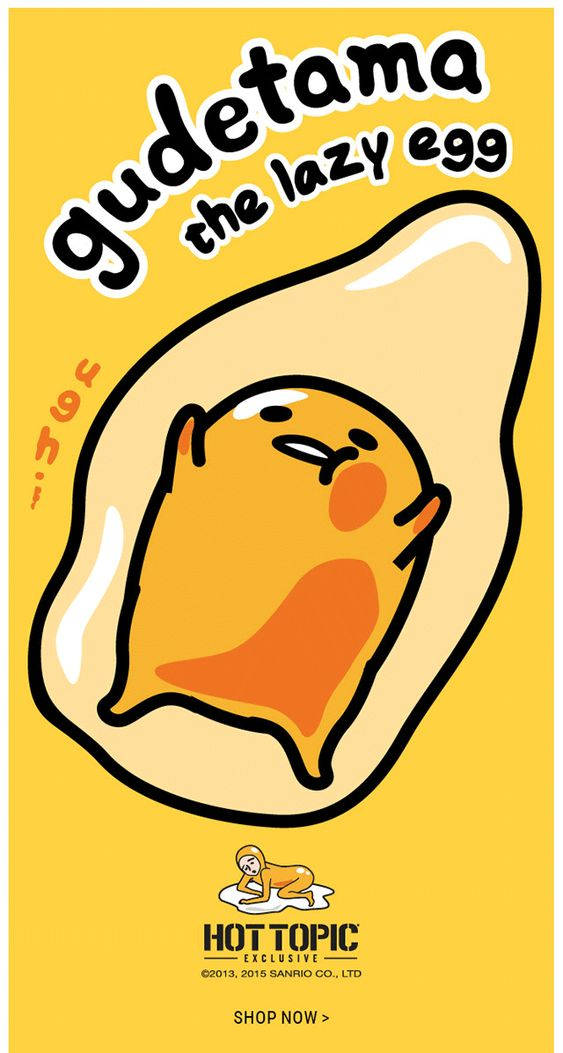 The Lazy Egg Gudetama Aesthetic Wallpaper