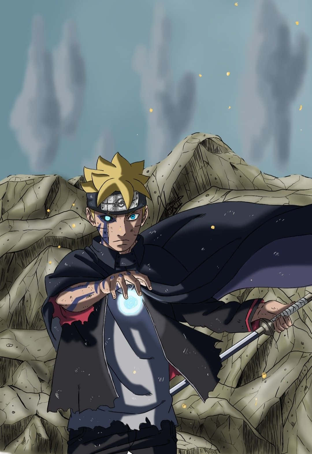 The Leaf Village's Hope, Boruto Uzumaki, As An Adult Wallpaper