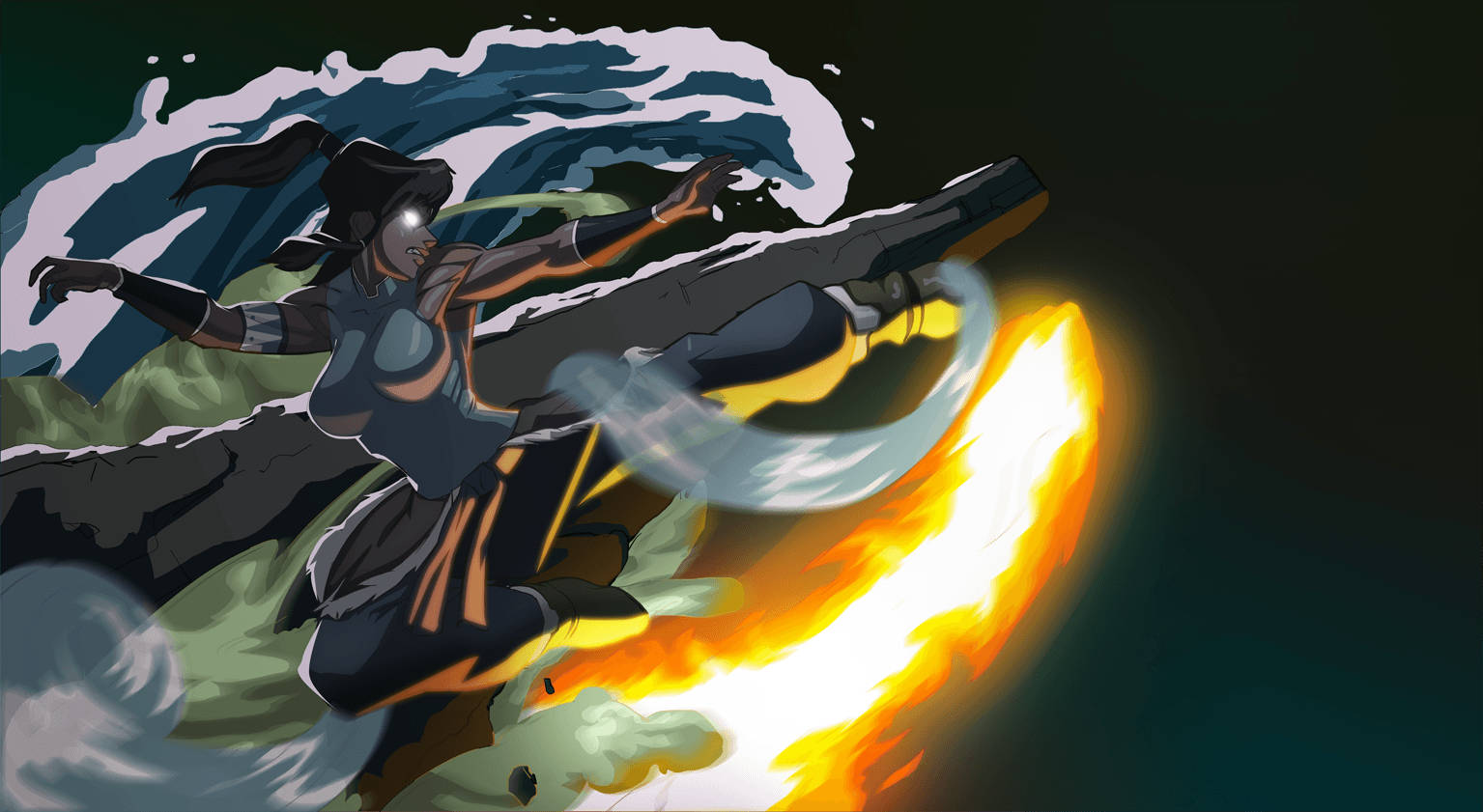 The Legend Of Korra Avatar Strike Wallpaper