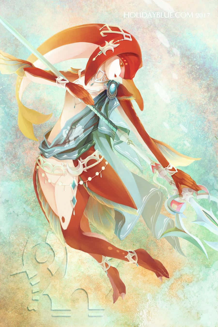 The Legend Of Zelda Mipha, Champion Of The Zora Wallpaper