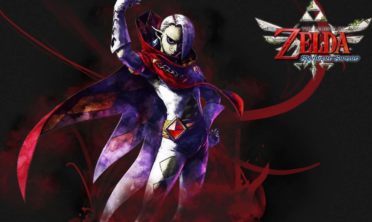 The Legend Of Zelda's Ghirahim, Unleashing His Swordsman Skills Wallpaper