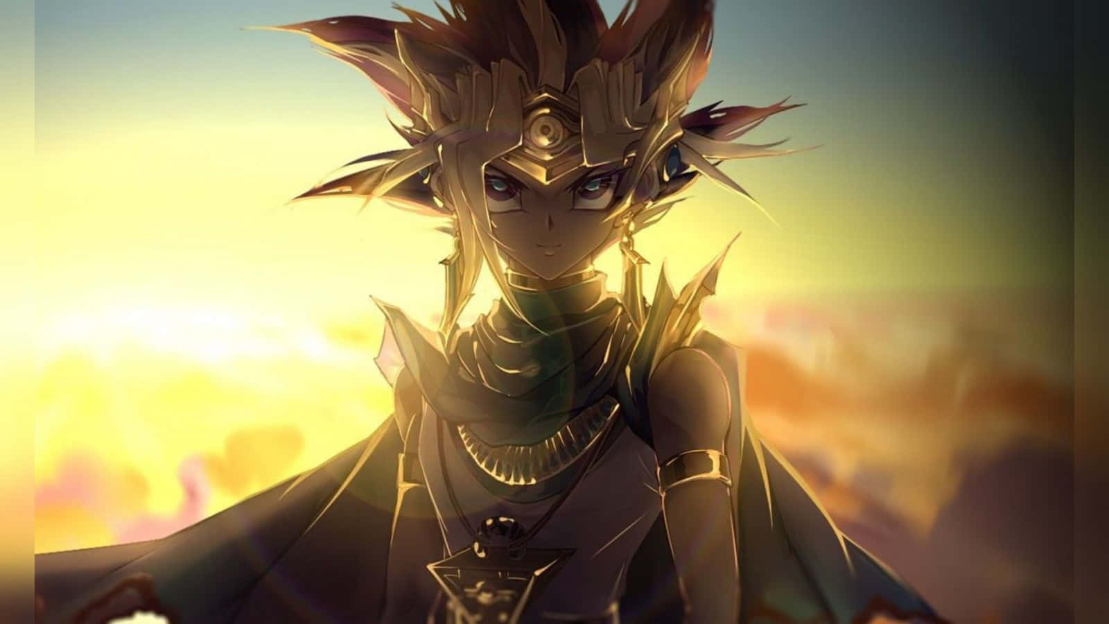 The Legendary Pharaoh Atem Of Ancient Egypt Wallpaper