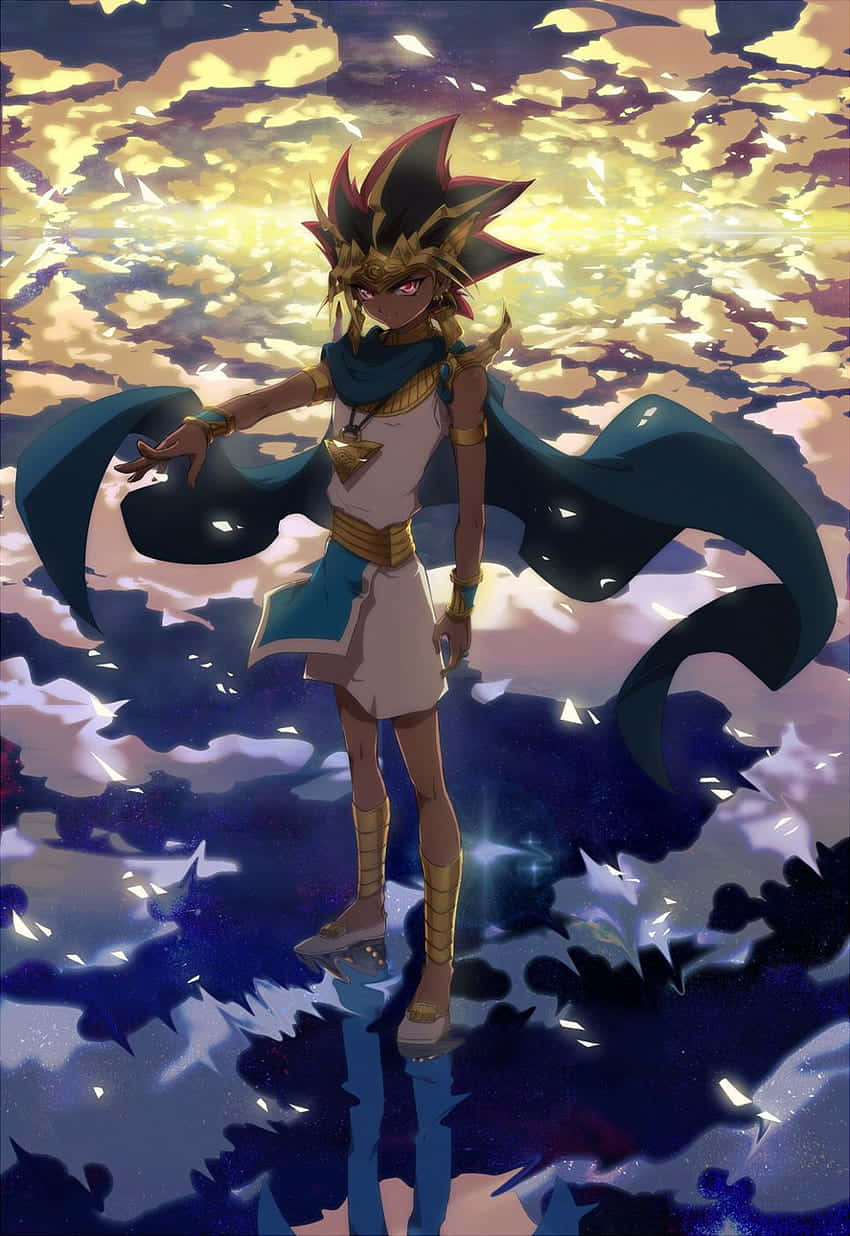 The Legendary Pharaoh Atem, Powerful Ruler Of Ancient Egypt Wallpaper