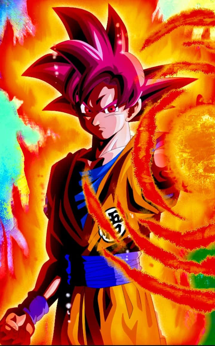 The Legendary Super Saiyan Unleashes His Power Wallpaper