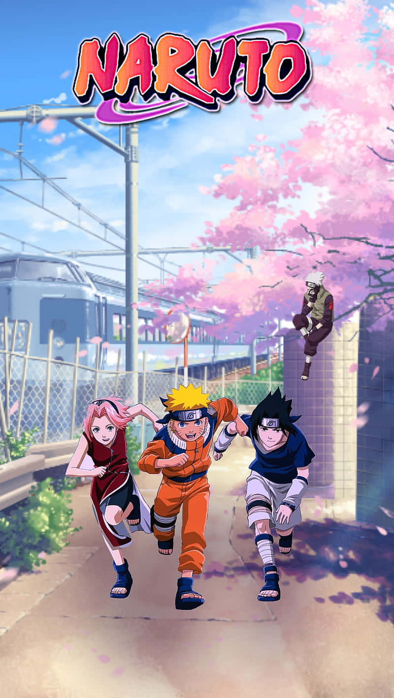 The Legendary Team 7 - Kakashi, Naruto, & Sasuke Wallpaper