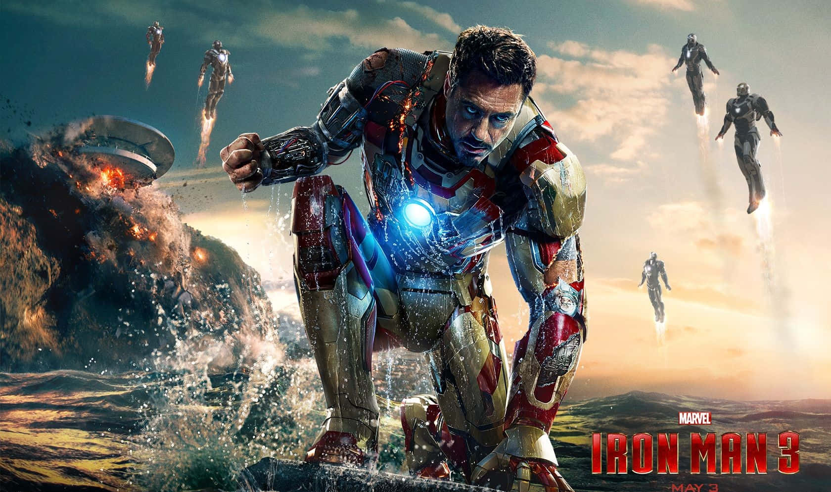 The Man In The Iron Suit - Tony Stark Wallpaper