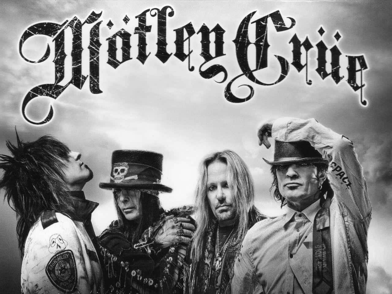 The Members Of Hard Rock Legends Motley Crue In Concert. Wallpaper