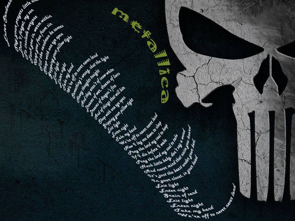 The Metallic Skull Of Justice Wallpaper