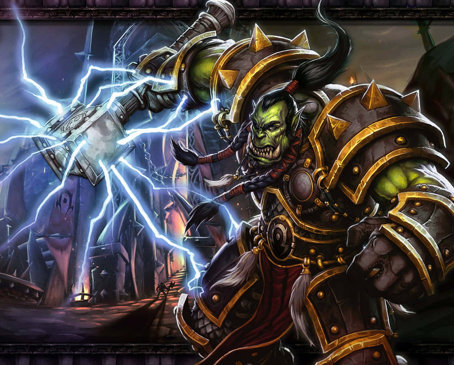 The Mighty Thrall - Leader Of The Orcish Horde Wallpaper