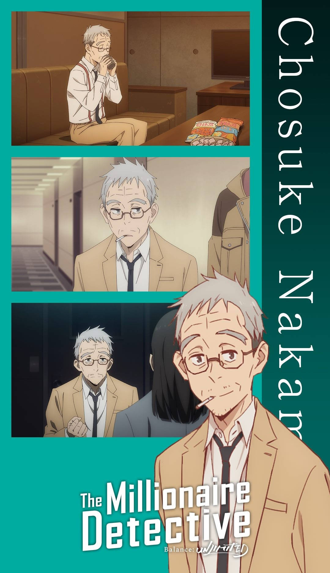 The Millionaire Detective Chosuke Collage Wallpaper