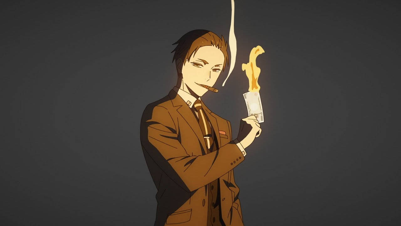 The Millionaire Detective Daisuke Money Burns Wallpaper