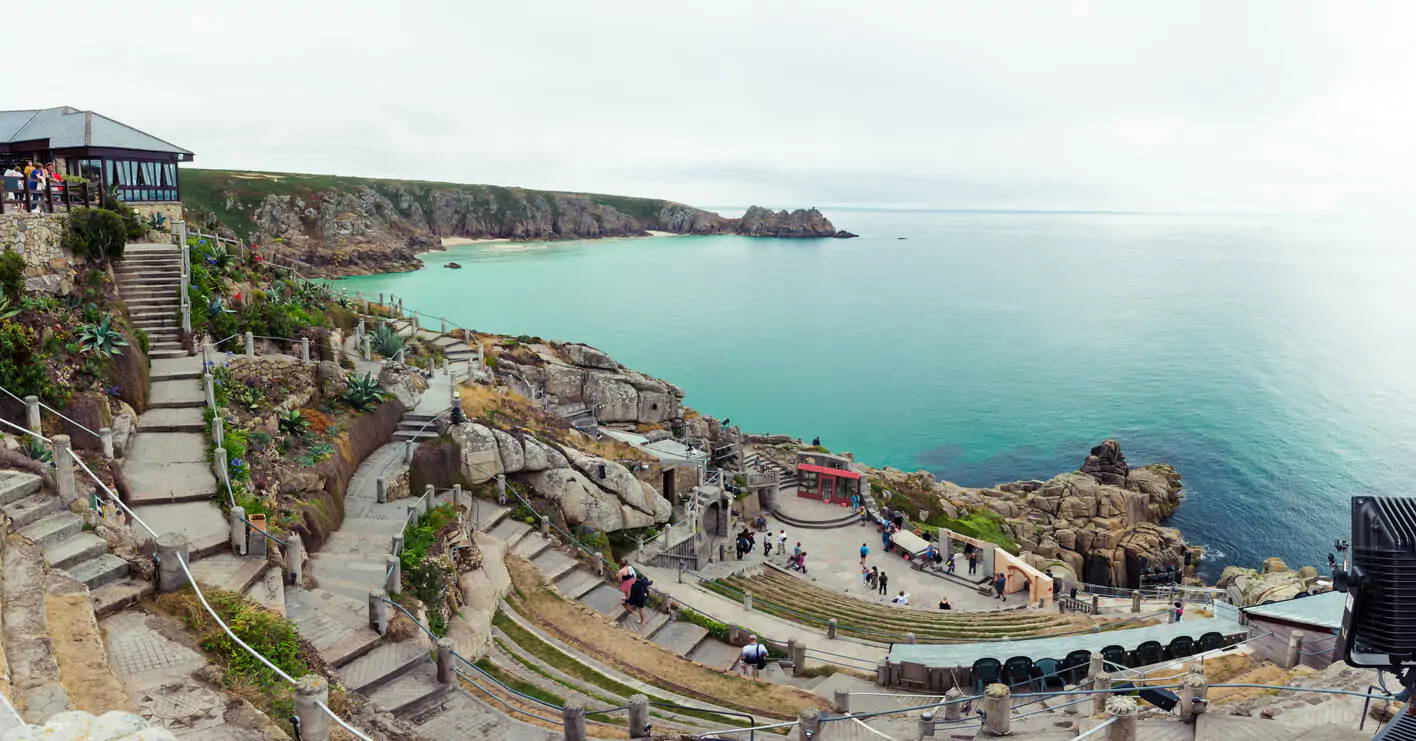 The Minack Theatre In Uk Wallpaper